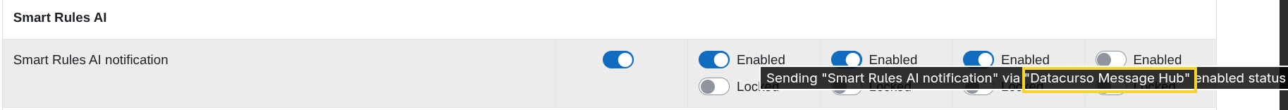 Notification preferences