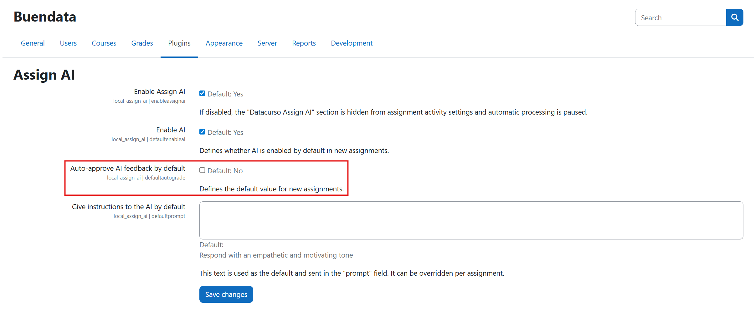 Auto approve disabled