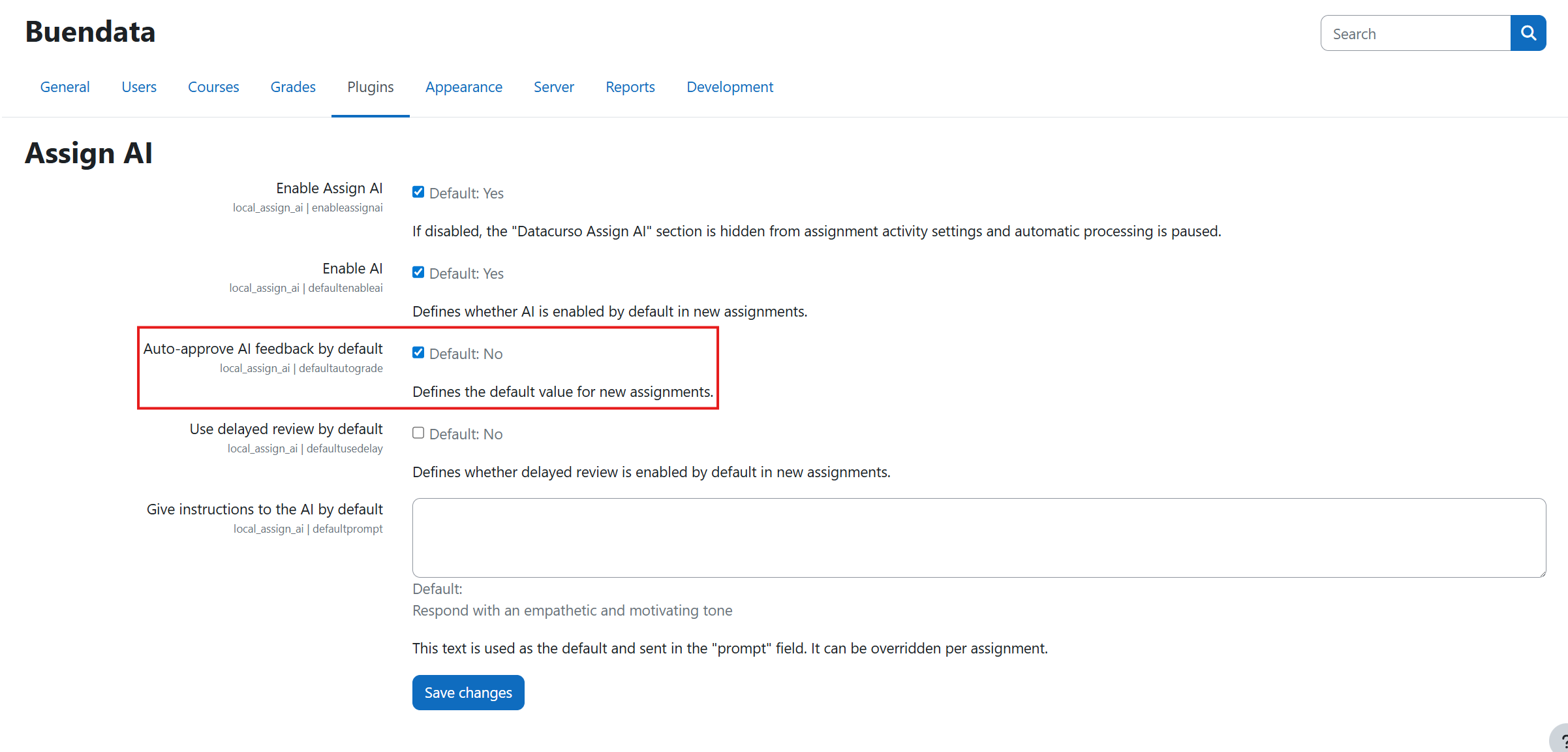 Auto approve enabled