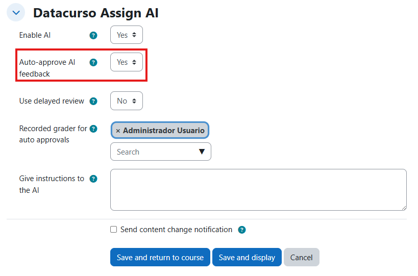 Auto approve enabled