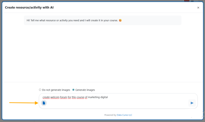 Upload file
