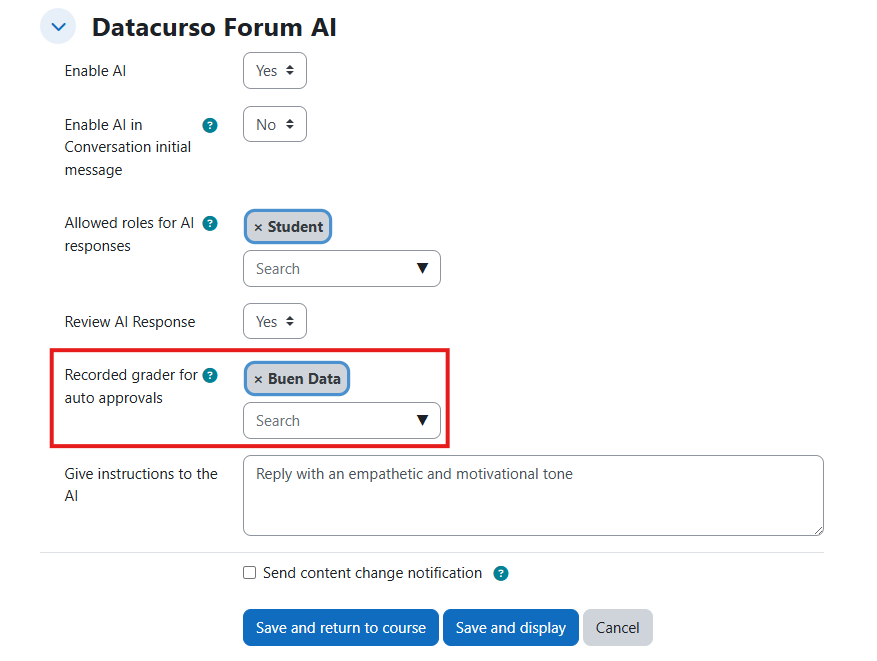 Grader auto approvals