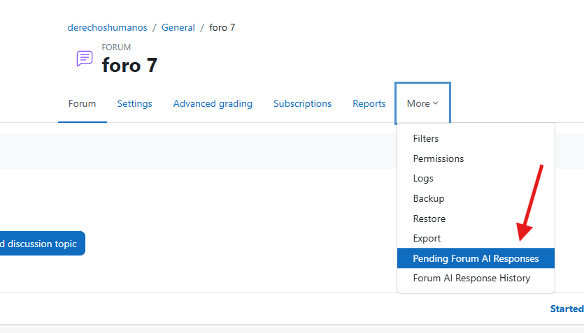 Reports → Pending AI Responses