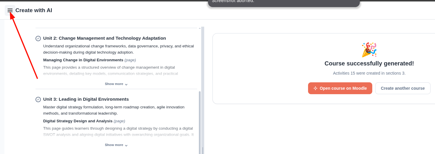 Menu hover