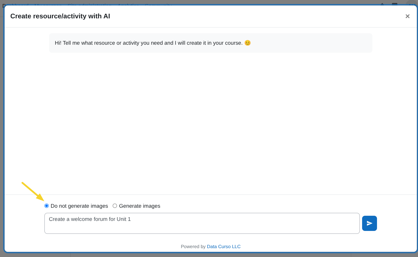 Images in the activity