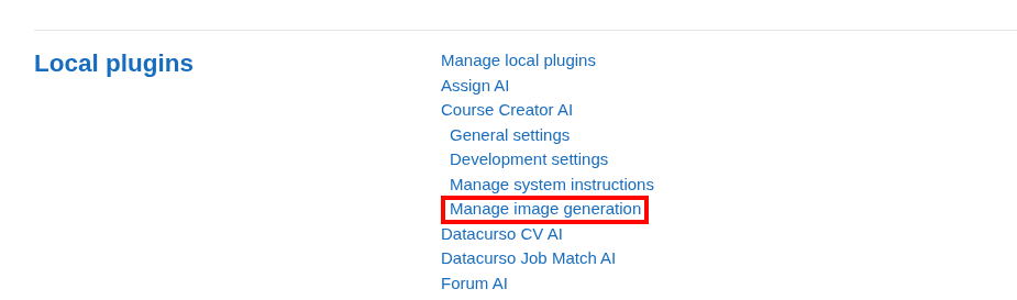 Manage image generation