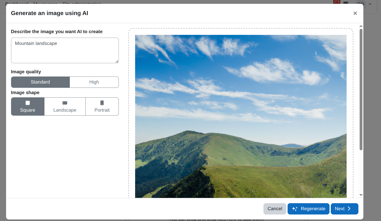 AI Generated Image Result