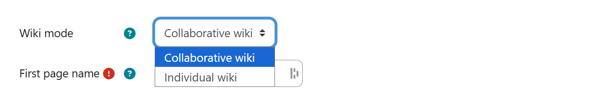 Wiki — Wiki settings