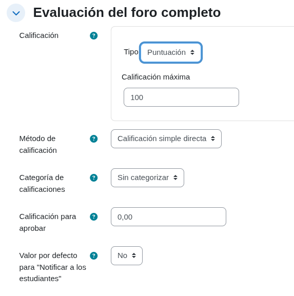 Ítem de foro completo