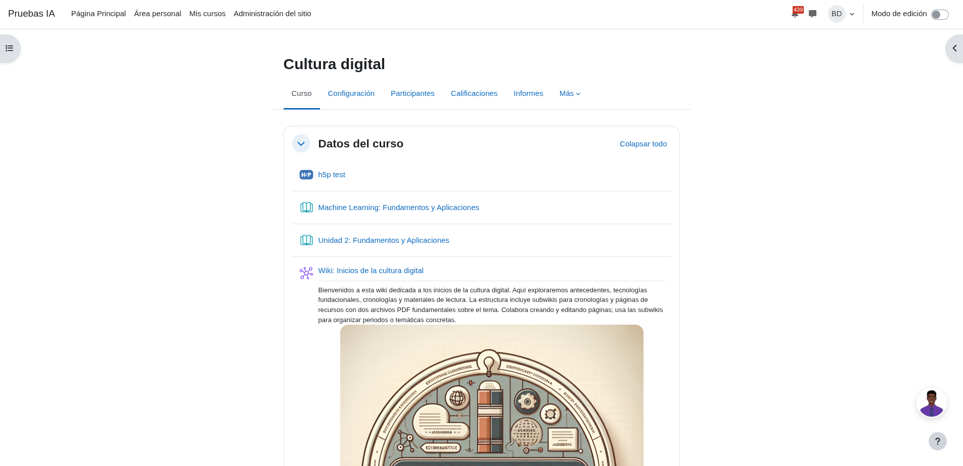 Floating chat avatar
