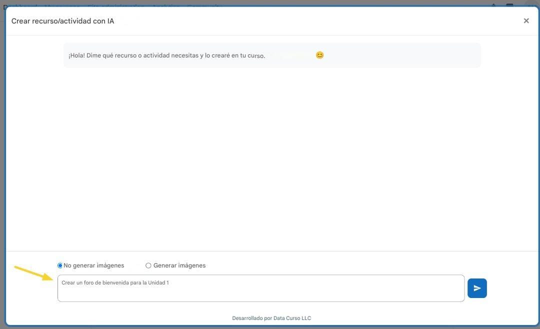 Prompt de la actividad