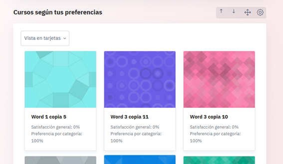 Bloque de Cursos Recomendados