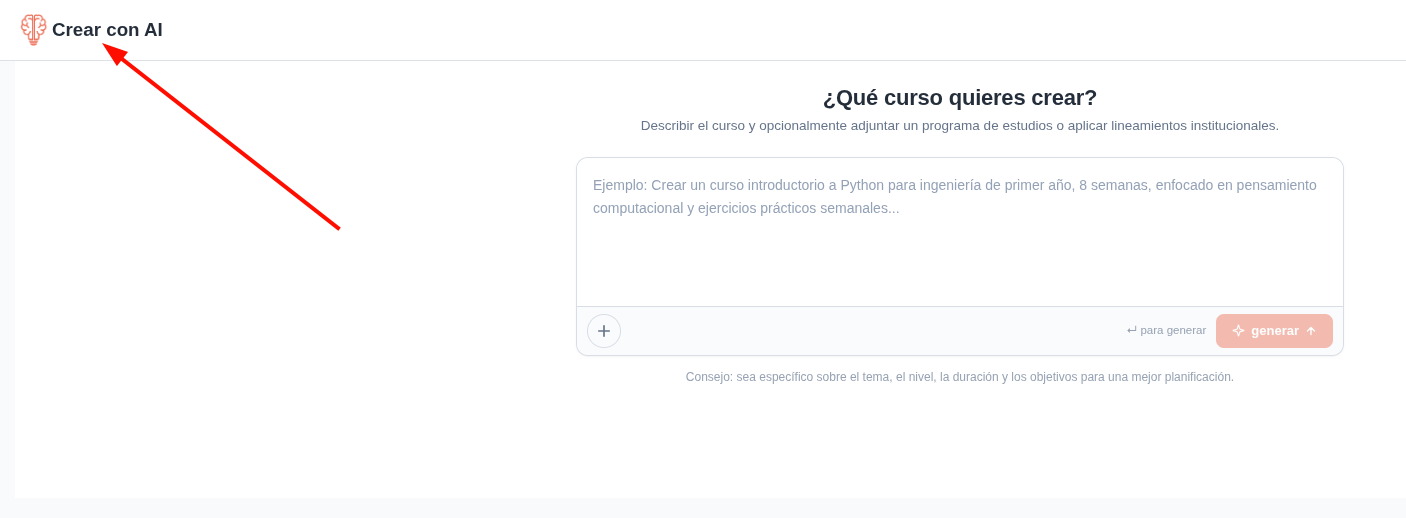 Menu sesiones