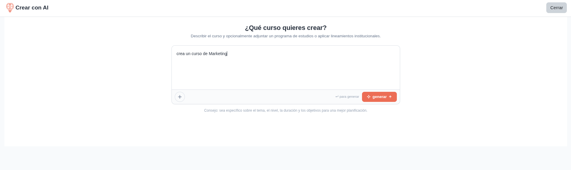 Contexto inicial de IA