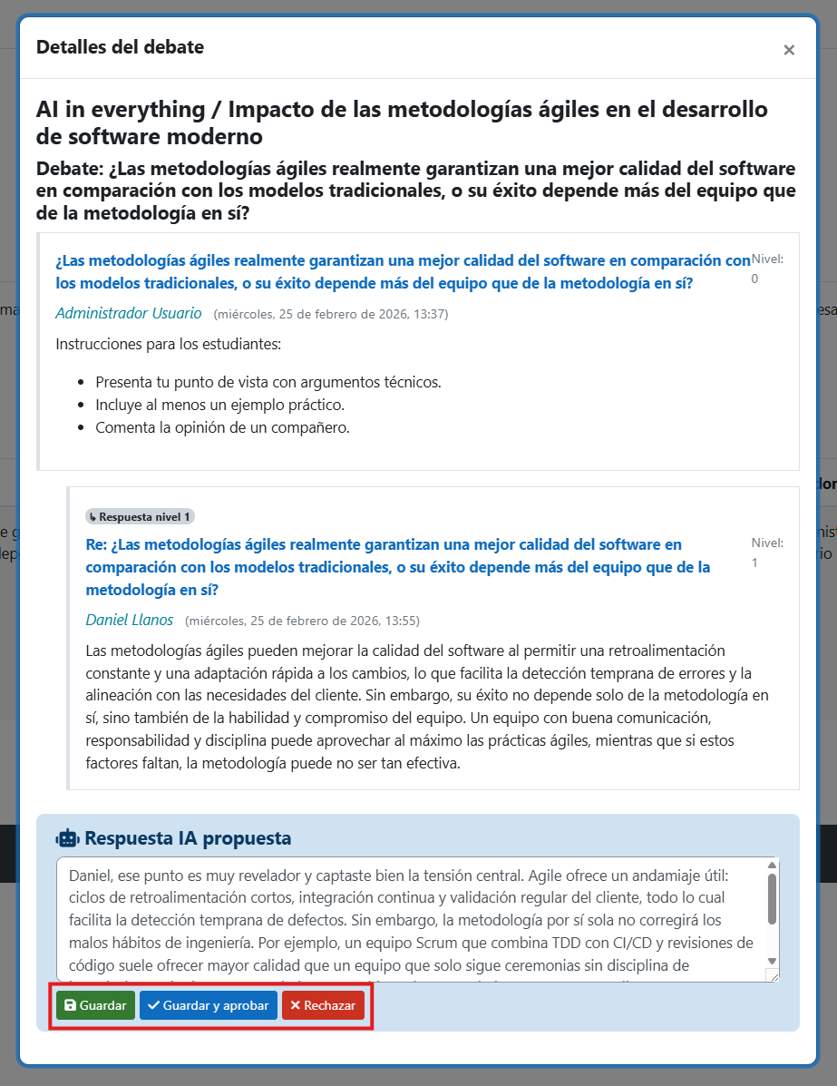 Editar detalles de pendientes