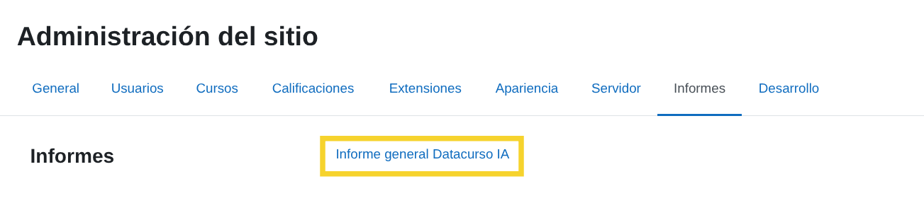 Informe general Datacurso
IA