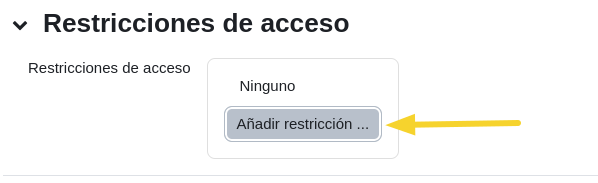 Añadir restricción