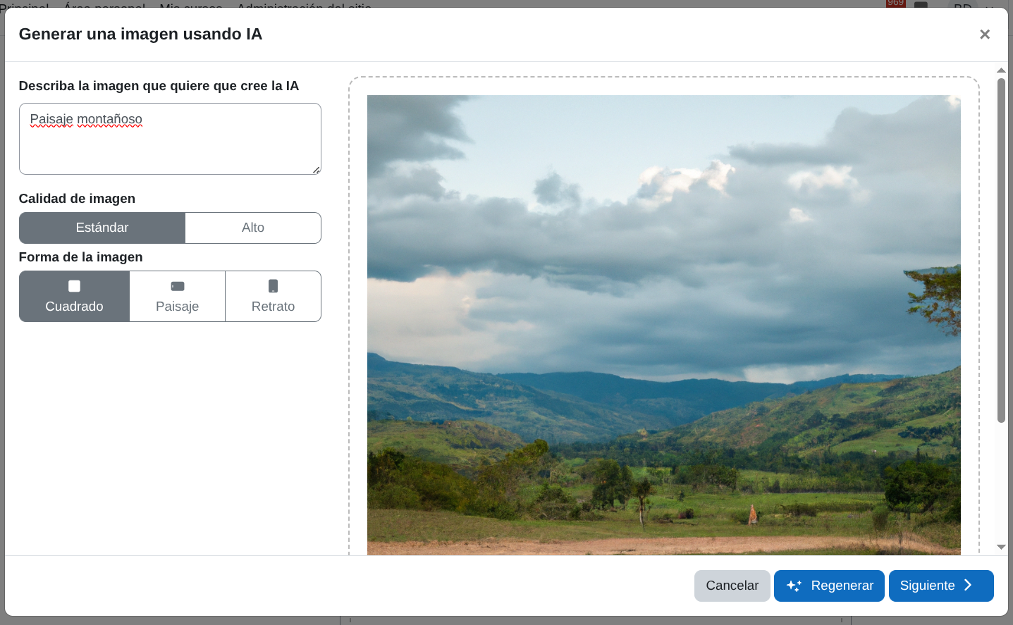 Resultado imagen
generada
