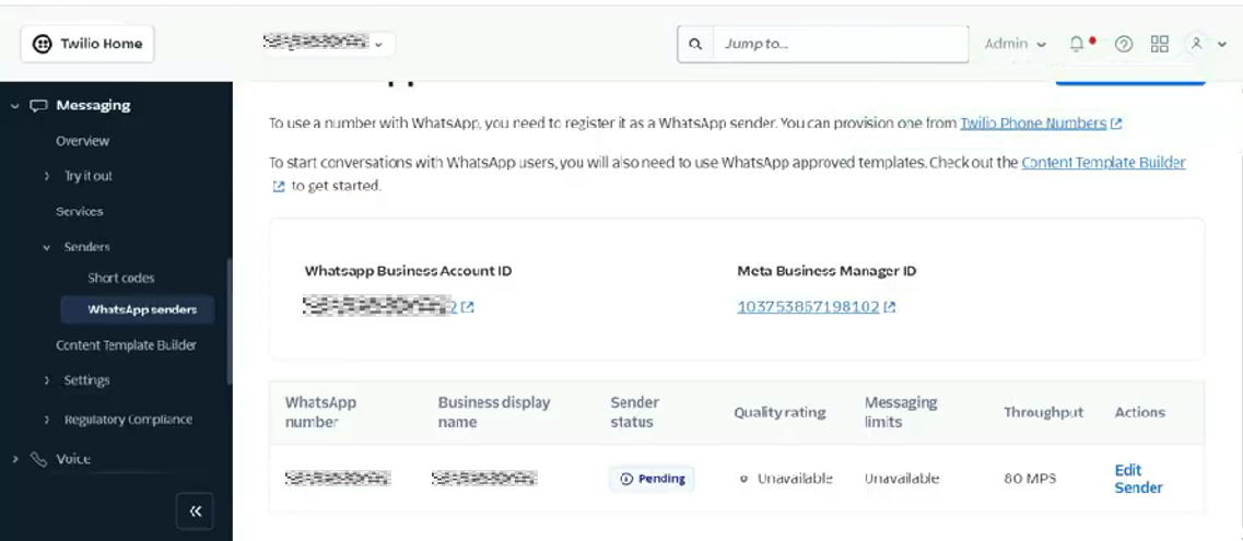 Configuración de WhatsApp Completada