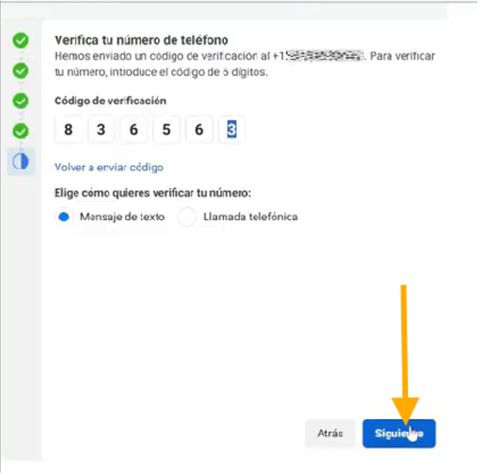 Continuar con Meta 7