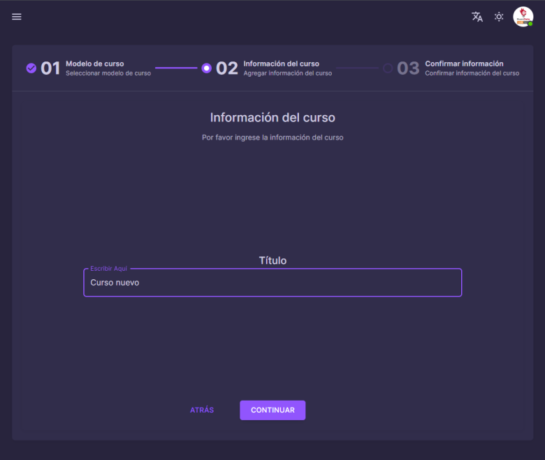 Información del curso